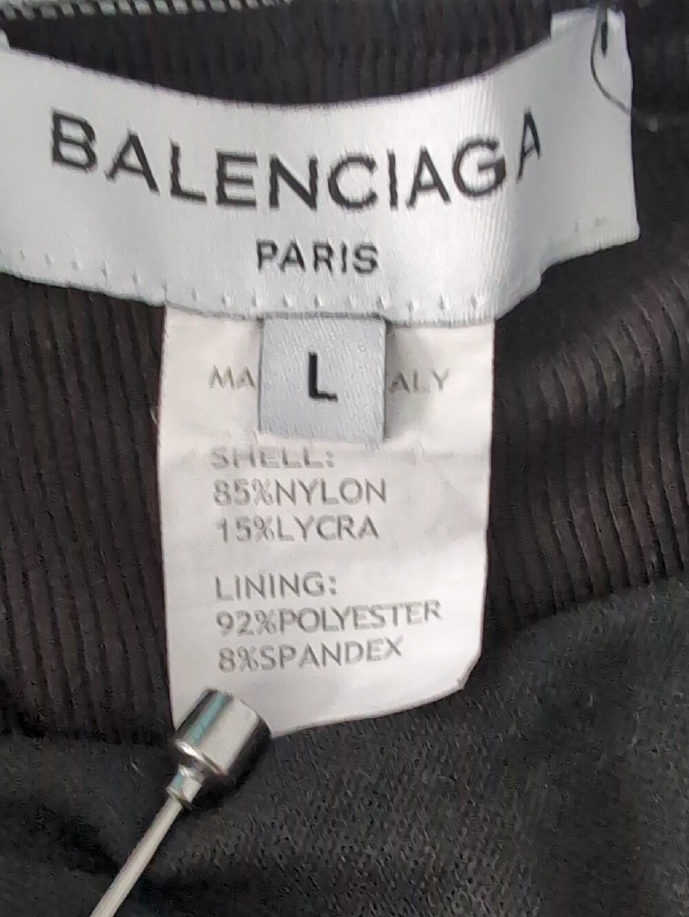 Balenciaga Men’s Black Ribbed Logo Boxer Briefs L - Picture 5 of 8